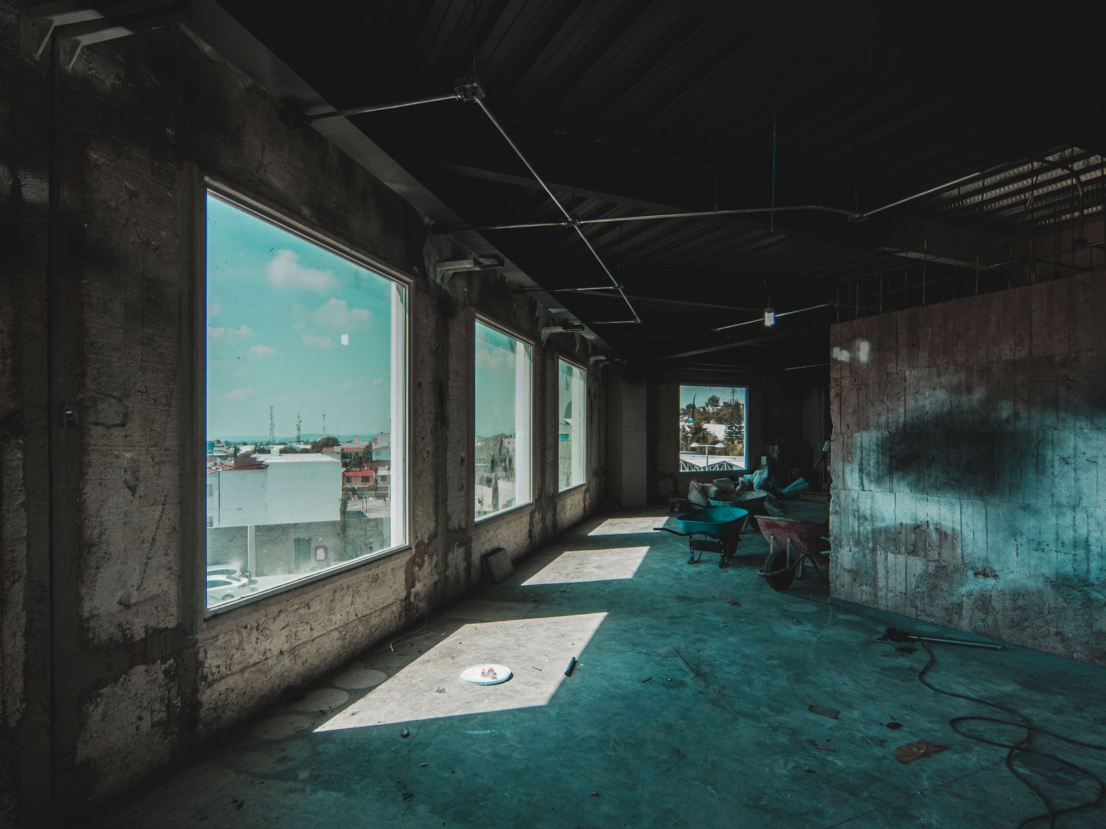 Interior of a Building during Construction