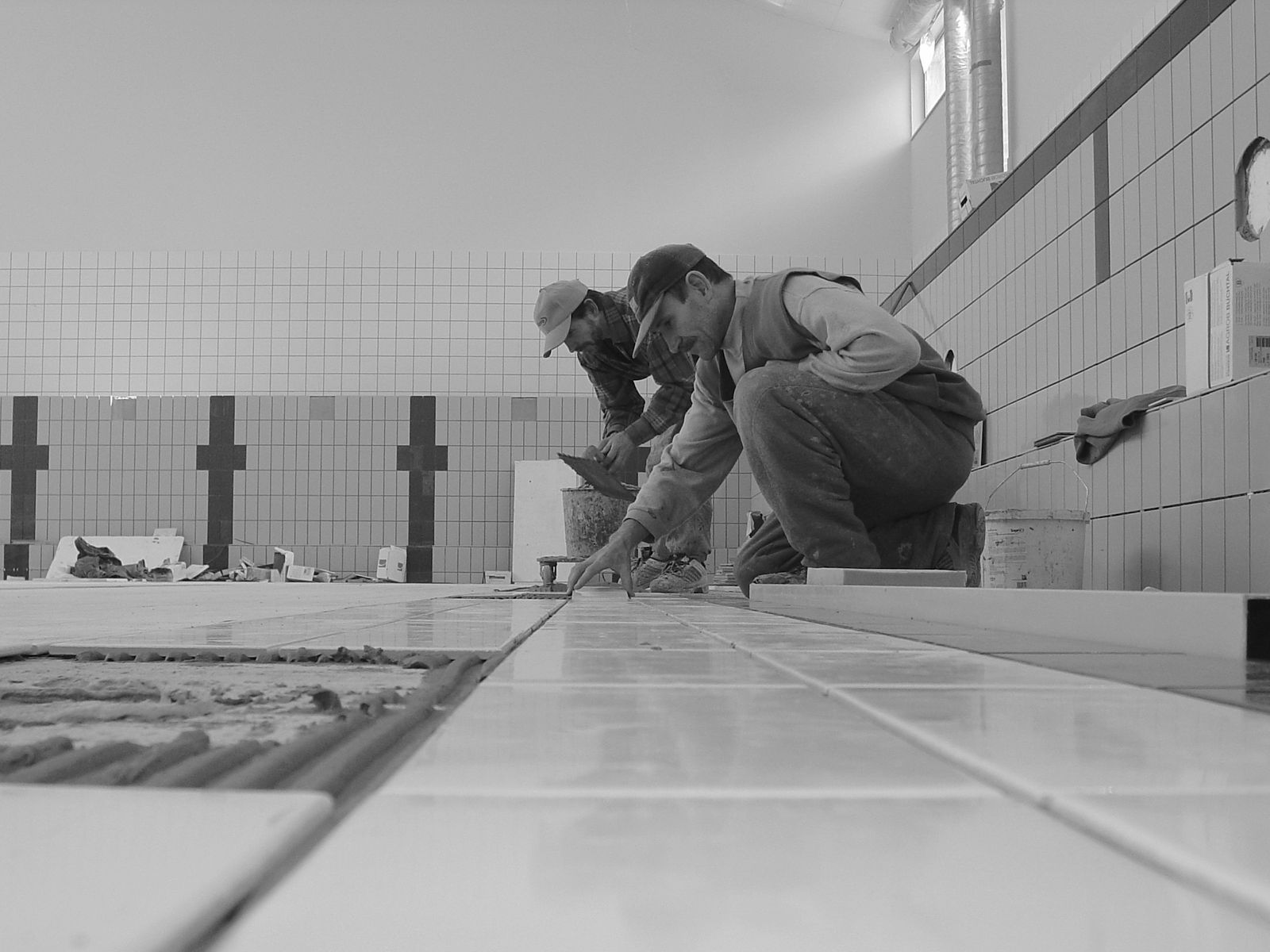 Bathroom Tile Installation Team